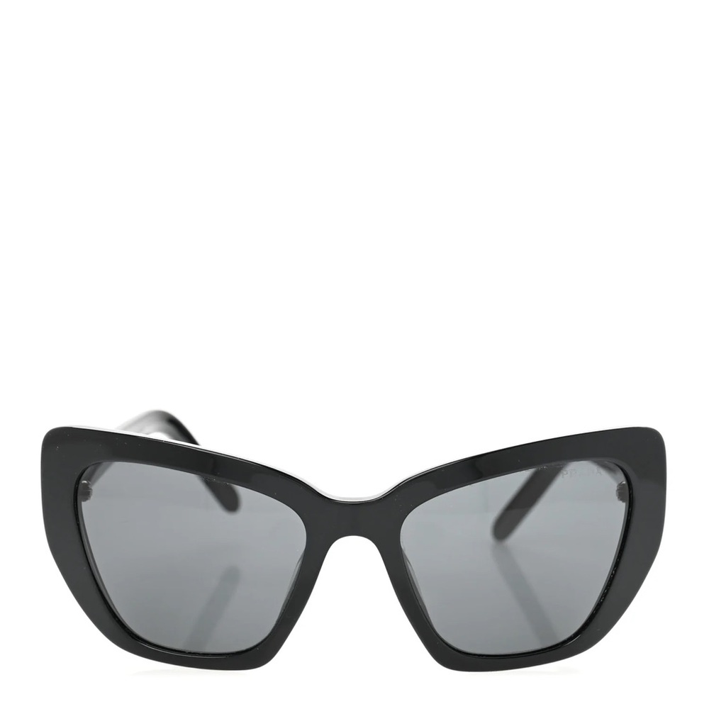 Prada Glossy cat eye Black Sunglasses SPR 08V-F